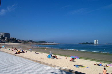 La playa de Samil. 
