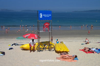 La playa de Samil. 