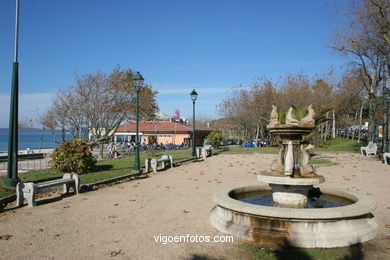 Groves and gardens of Samil beach.
