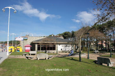 Groves and gardens of Samil beach.