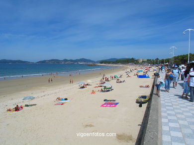 Paseo de la playa de Samil. 
