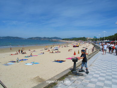 Paseo de la playa de Samil. 