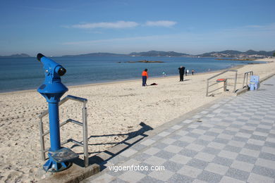 Paseo de la playa de Samil. 