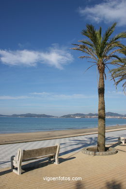 Paseo de la playa de Samil. 