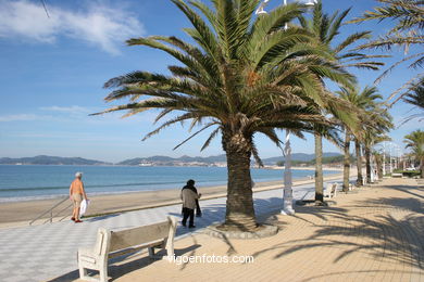 Paseo de la playa de Samil. 