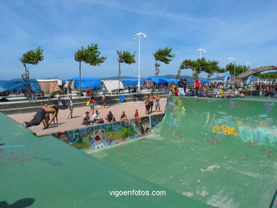 Pista de skate y patinaje de Samil (Vigo). 