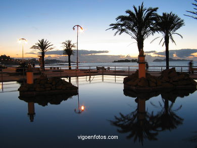 Postas de sol. Samil e Argazada. 
