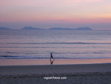 Postas de sol. Samil e Argazada. 