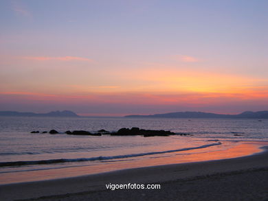 Postas de sol. Samil e Argazada. 