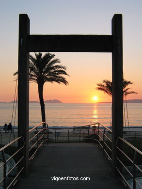 Postas de sol. Samil e Argazada. 
