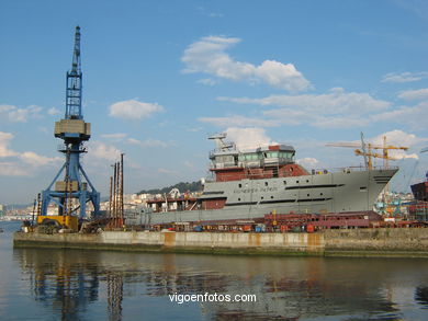 Astilleros de Beiramar (Vigo). 