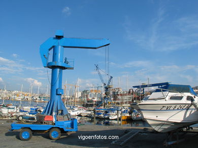 Puerto deportivo de Bouzas (Vigo). 