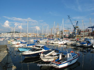 Puerto deportivo de Bouzas (Vigo). 