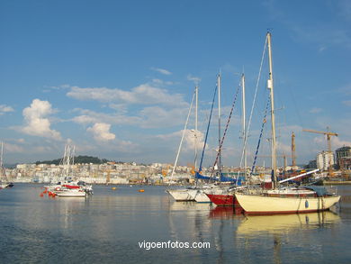 Puerto deportivo de Bouzas (Vigo). 