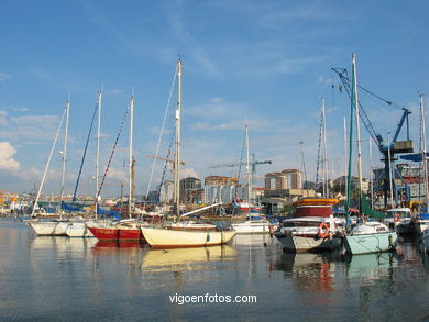 Puerto deportivo de Bouzas (Vigo). 