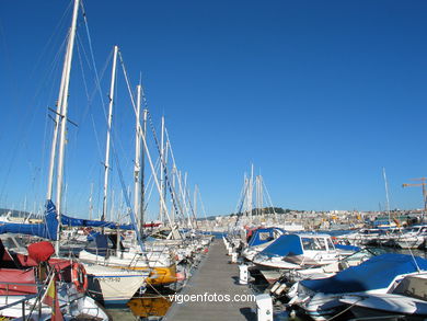 Puerto deportivo de Bouzas (Vigo). 