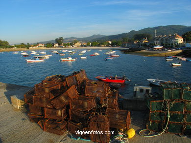 Puerto de Canido en Oia (Vigo). 