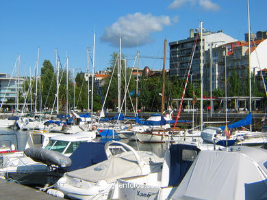Puerto deportivo del Nautico de Vigo.