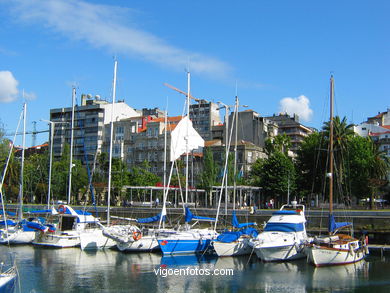 Puerto deportivo del Nautico de Vigo.