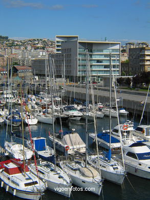 Puerto deportivo del Nautico de Vigo.