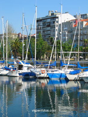 Puerto deportivo del Nautico de Vigo.