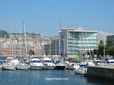 Puerto deportivo del Nautico de Vigo.