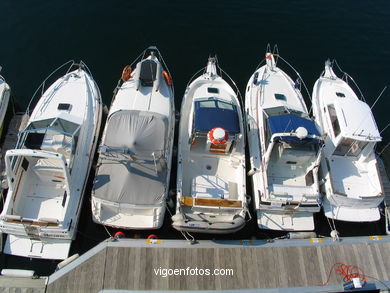 Puerto deportivo del Nautico de Vigo. 