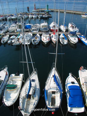 Puerto deportivo del Nautico de Vigo. 