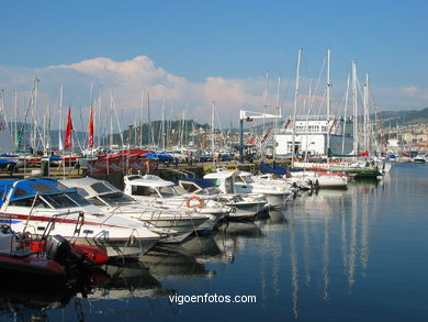Puerto deportivo del Nautico de Vigo.