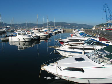 Puerto deportivo del Nautico de Vigo. 