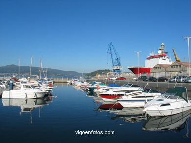 Puerto deportivo del Nautico de Vigo.