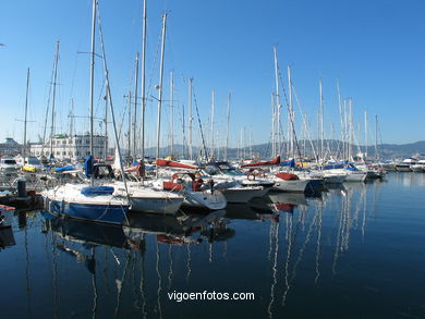 Puerto deportivo del Nautico de Vigo.