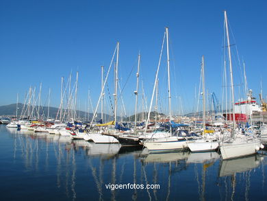 Puerto deportivo del Nautico de Vigo. 