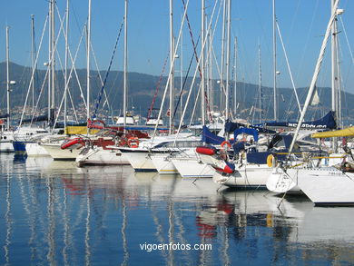 Puerto deportivo del Nautico de Vigo.
