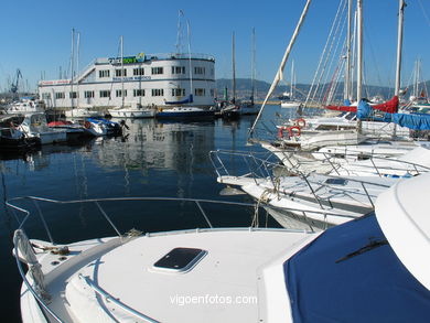 Puerto deportivo del Nautico de Vigo. 