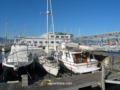 Puerto deportivo del Nautico de Vigo. 