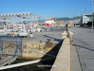 Puerto deportivo del Nautico de Vigo. 