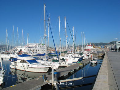 Puerto deportivo del Nautico de Vigo. 