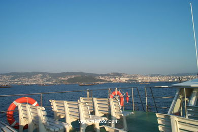 Pasajes en la R�a de Vigo. 