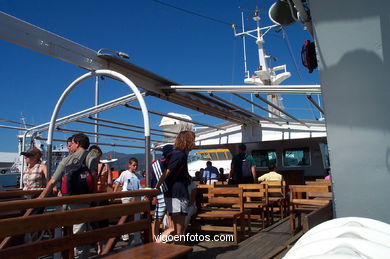 Pasajes en la ría.
