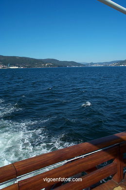 Pasajes en la R�a de Vigo. 