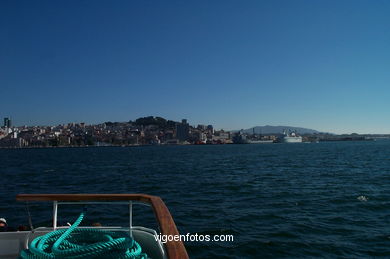 Pasajes en la R�a de Vigo. 
