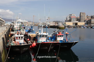Fishing port of the Berbes. 