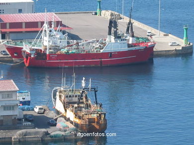 Puerto pesquero del Berb�s (Vigo). 