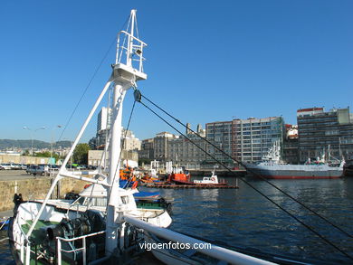 Puerto pesquero del Berbés (Vigo).