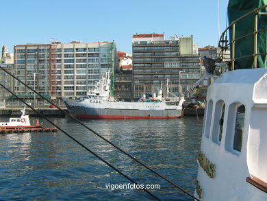 Puerto pesquero del Berb�s (Vigo). 