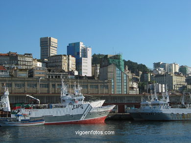 Puerto pesquero del Berbés (Vigo).