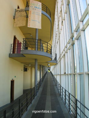 Pasillo interior. 