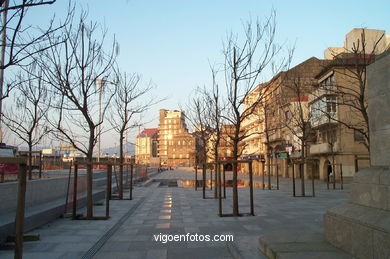 Soportales del Berbés. El casco viejo de Vigo.