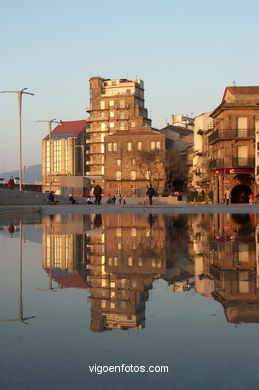 Soportales del Berbés. El casco viejo de Vigo.